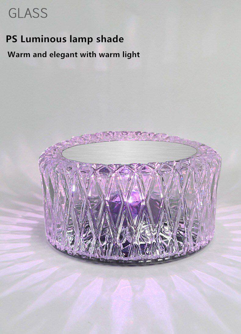 Bird's Nest Crystal Table Lamp Bedroom Atmosphere Light Creative Night Light
