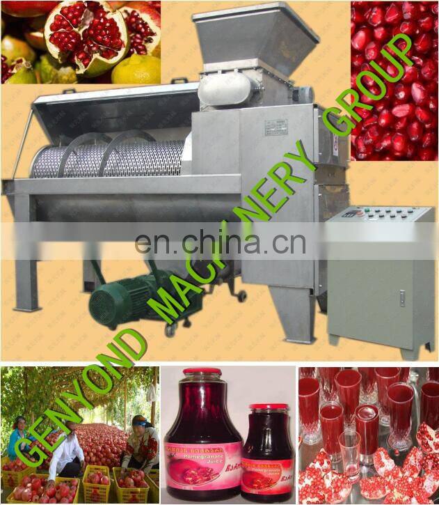 Pomegranate crushing & seeds collection seeds arils separator deseeder peeling machine/pomegranate processing machine