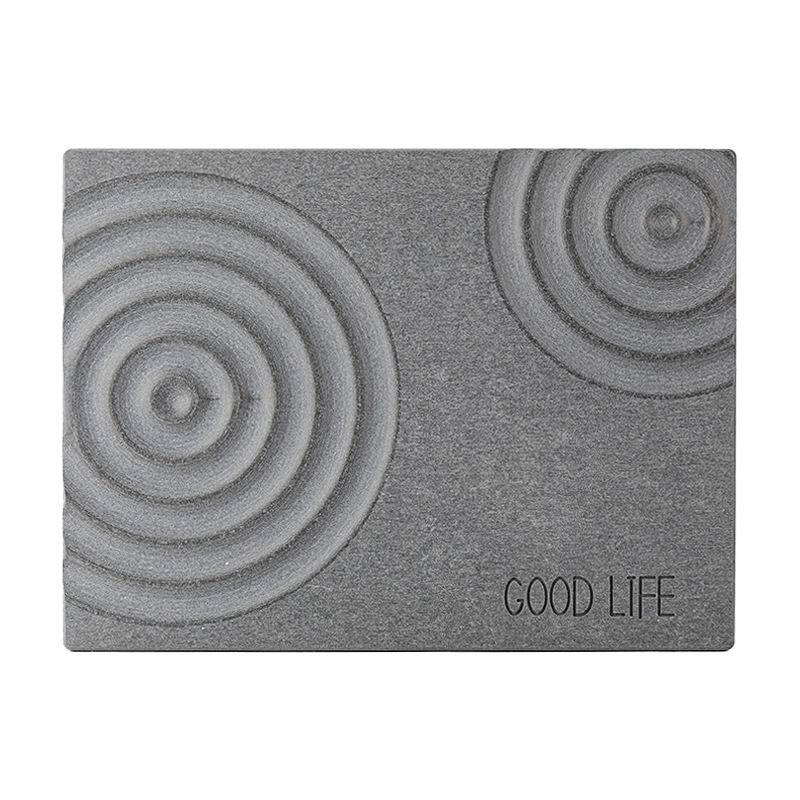 ripple graven diatomite kitchen dish drying mat (1)