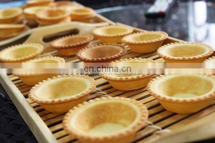 automatic cup dropping crust forming egg tart machine