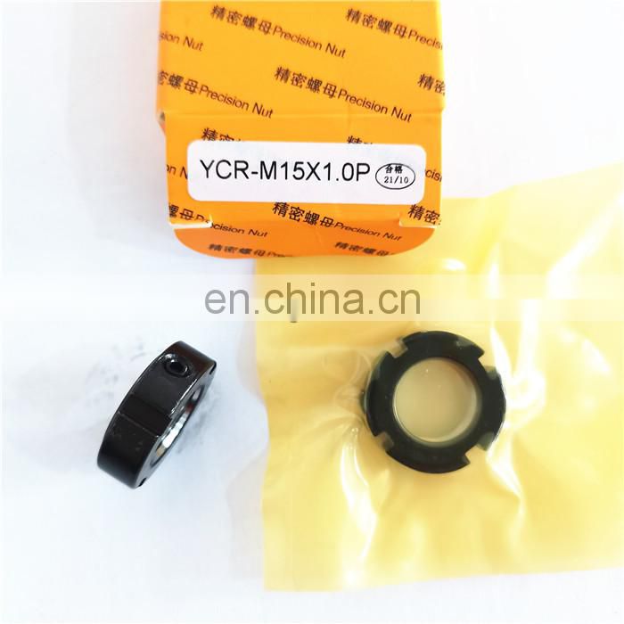 Jinan Precision Bearing Lock nut YCR-M15X1.0P KMK 2 - Lock nuts with integral locking KMK2 M15 in stock