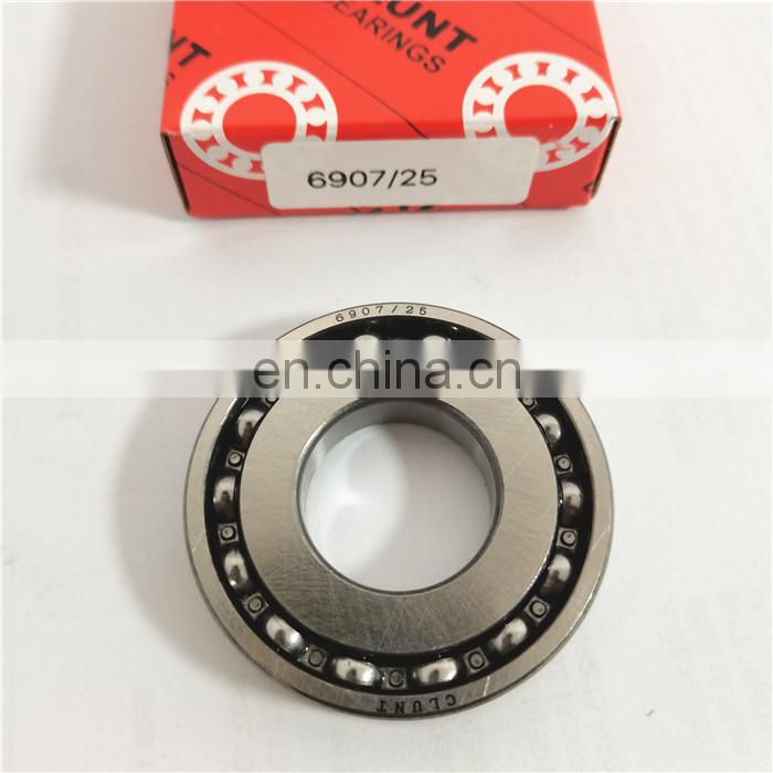 bearing size 25x55x10mm deep groove ball bearing 6907/25