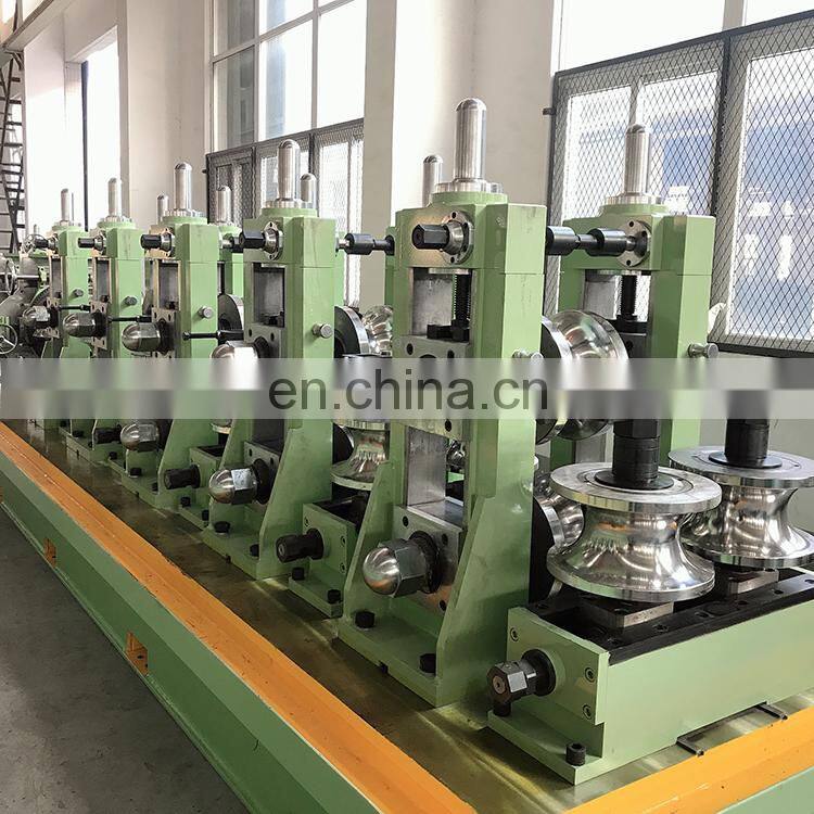 Nanyang high speed high precision steel tube pipe making machine erw API pipe mill