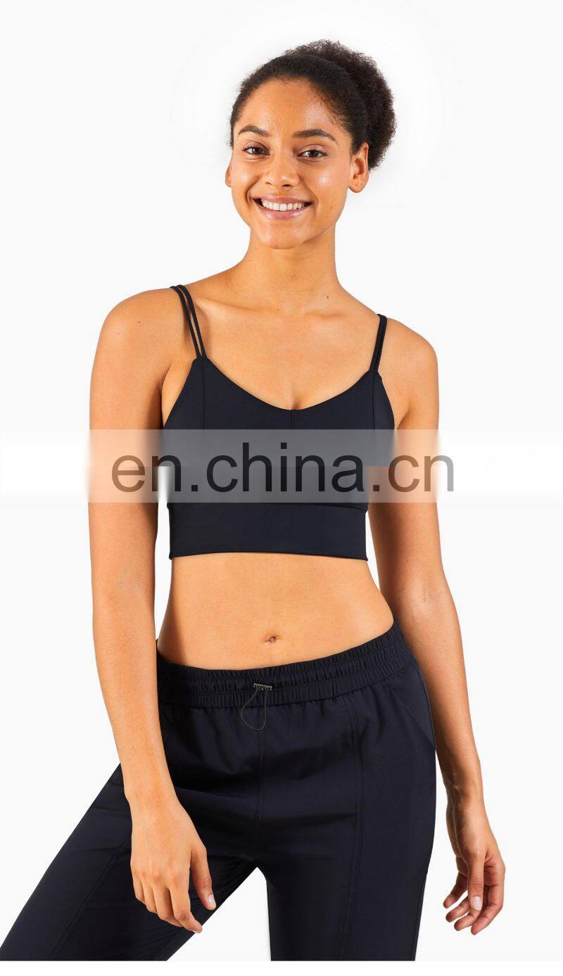 New Arrival Women Padded Sports Bra Support Fitness Workout Yoga Bra Camisole Tank Top