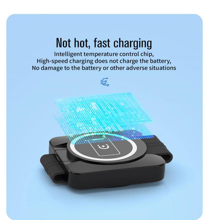 upgrade three in one magnetic folding 15w wireless charger