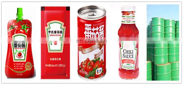 tomato paste ketchup pulping making machine evaporator/tomato paste production line/tomato sauce processing plant