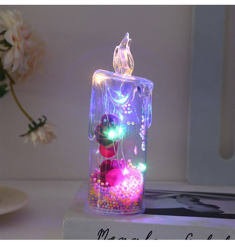 LED Electronic Candle Light Valentine's Day Creative Atmosphere Candle Light Night Light