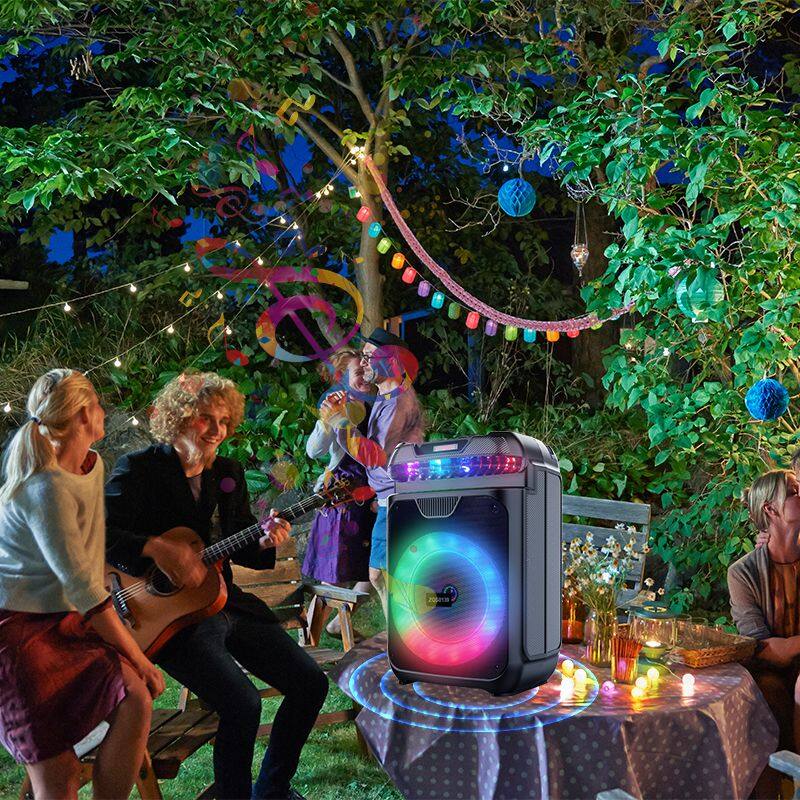 ZQS8139 best price active 15W power single 8 inch speaker subwoofer bluetooth speaker for outdoor