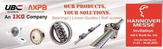 To better market UBC products,  we will attend Hannover Messe 2025  Hall 6, Booth No.  A34