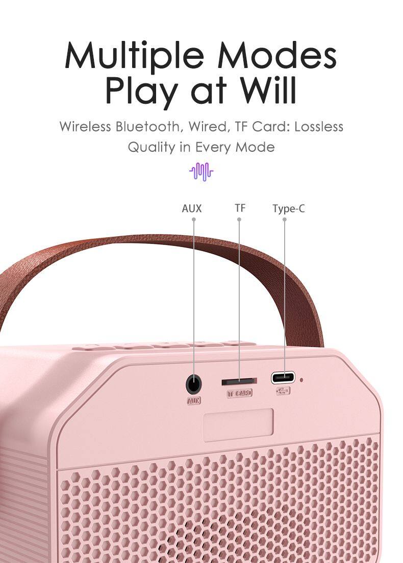 Ktv portable microphone outdoor subwoofer bloutooth karaoke party boombox karoke speaker with mic