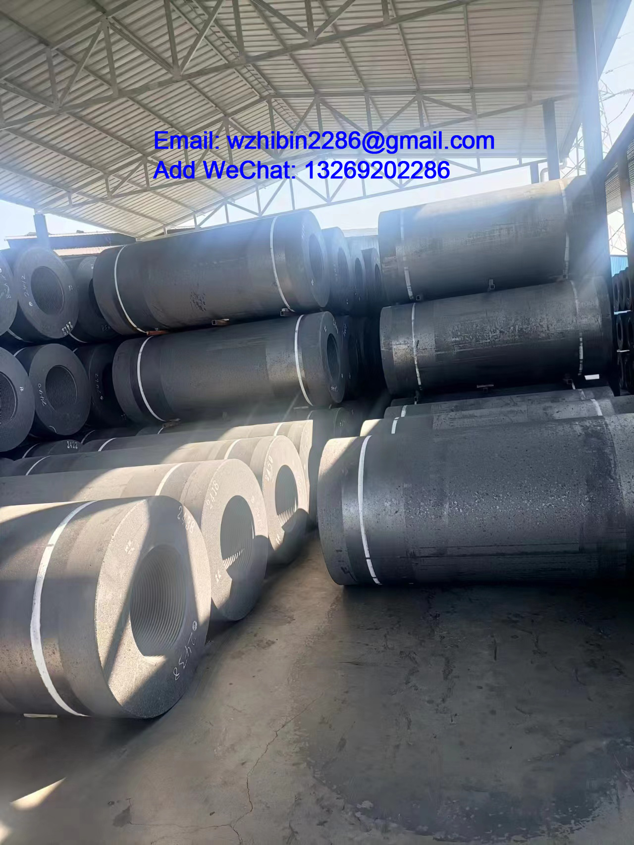 Hebei, China, supplies graphite electrodes of multiple specifications worldwide