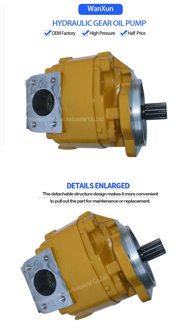 705-41-05830 Hydraulic Oil Gear Pump transmission Fit Komatsu GD705-5 Grader Vehicle