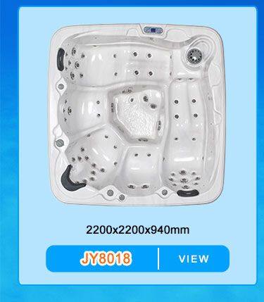 OEM Large Swim Spa Cover Swimming Pools 4 Meter Swimspa With Led Waterfall