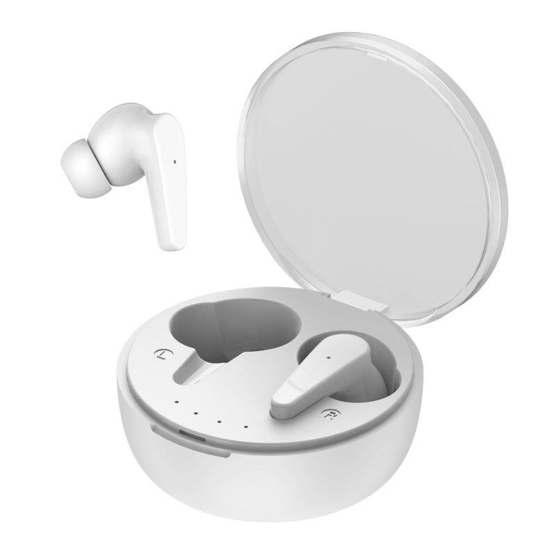 true blue tooth twins dual ear mini portable tws round wireless mini earphone