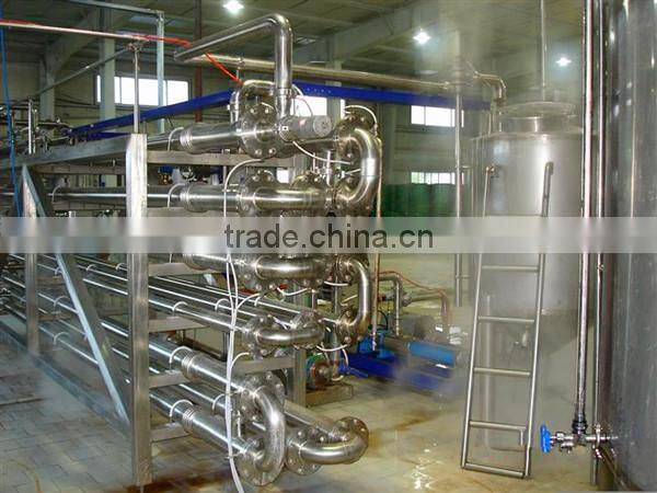 Electric industrial plate sterilizing machine for fresh fruit juice/Coconut milk/tea drinks/honey/grape wine/beer