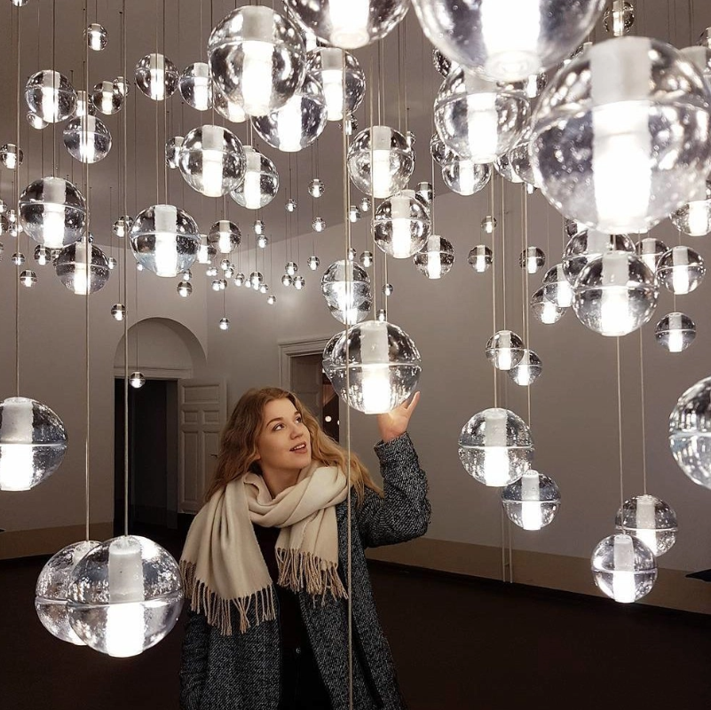Crystal ball pendant light (1)