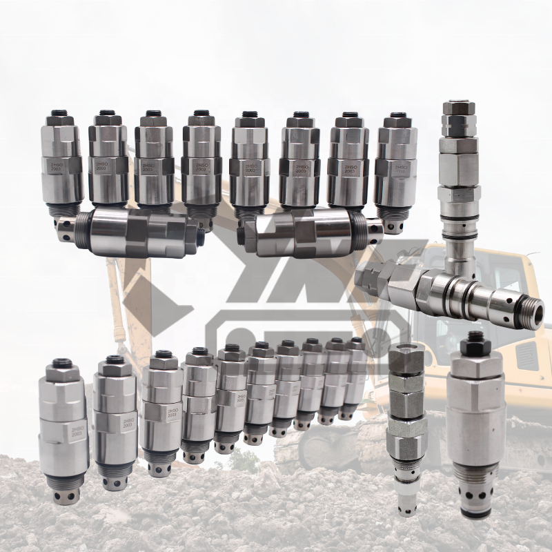 For Komatsu for Volvo Excavator Relief Valve Travel Motor Final Drive Control Valve Security Feature for Construction Machinery