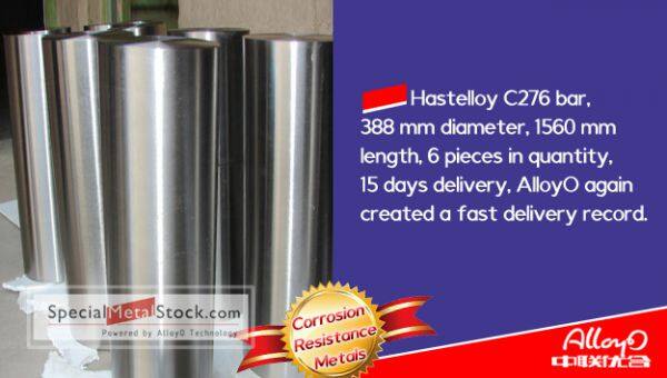 AlloyO: Hastelloy C276 forging bar finished on schedule