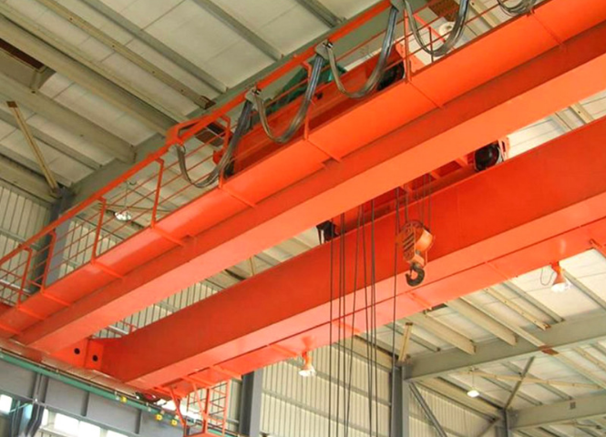 Maintenance of double beam crane