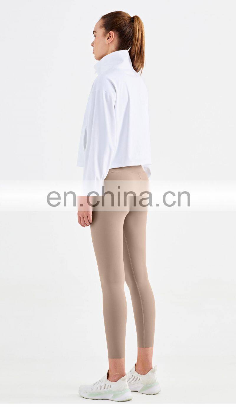 Autumn New High Standard Zipper Yoga Top Outdoor 240g Gym Jacket Casual Fitness Sports Suit