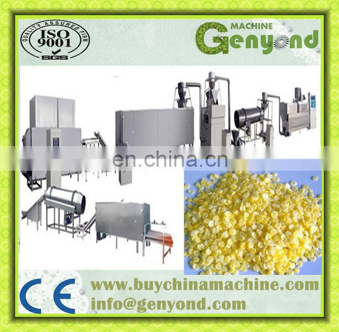 Automatic Cereal Breakfast corn flakes production line/corn flakes processing machine/ pop corn machinery