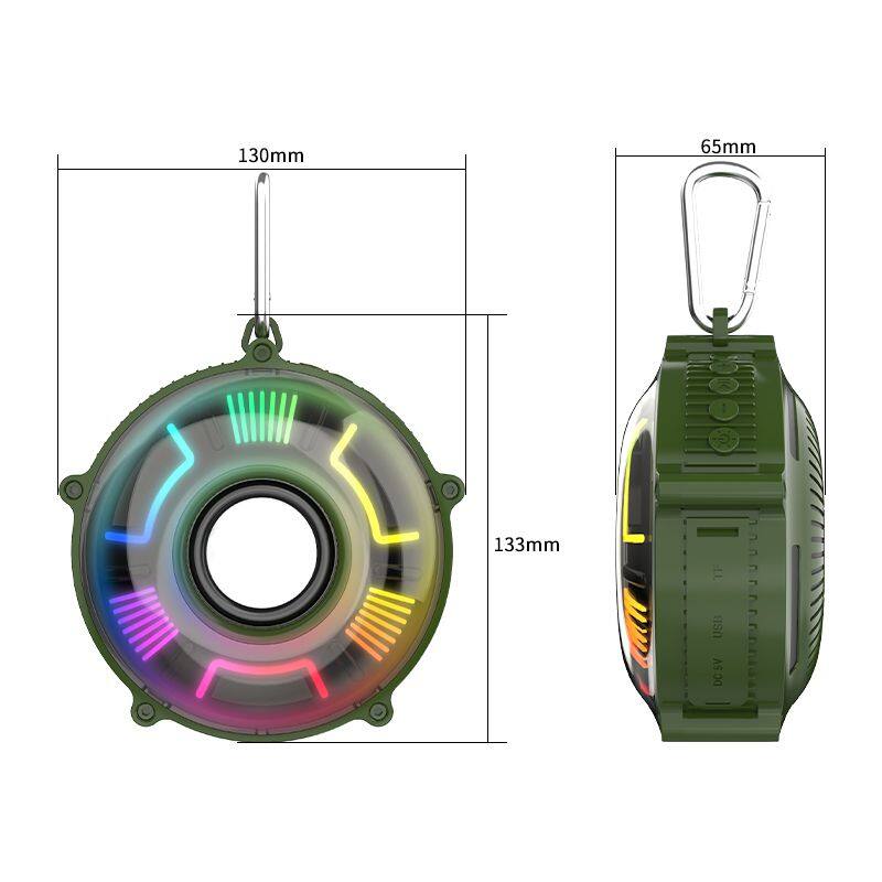 New speaker ZQS1223 OEM bass sound portable 2-inch speaker 5W power wireless bluetooth speaker