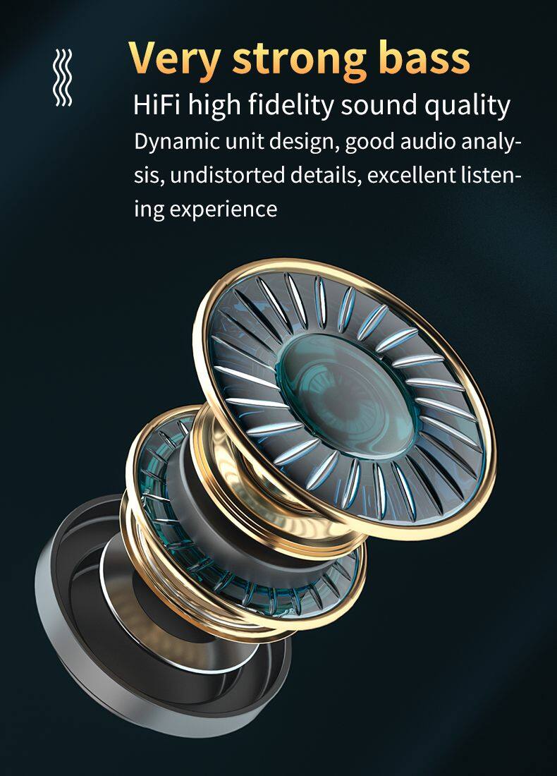 M22 TWS Bluetooth Earphones 2000mAh Charging Box Wireless 9D Stereo Sports Waterproof Earbuds Headset with Mic