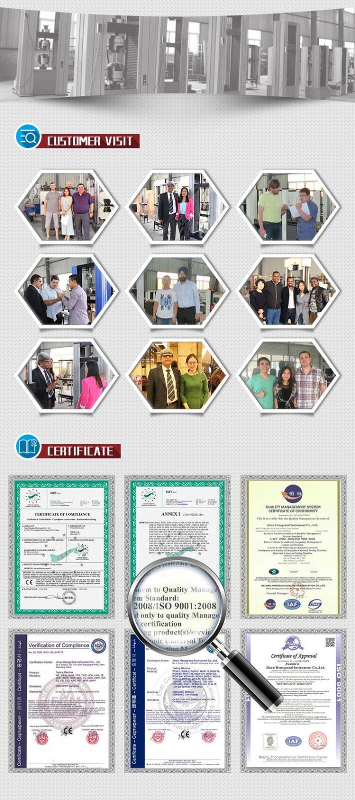 Find Similar Icon HST Brand WAL-1000 Model Universal Horizontal Tensile Testing Machine CE Certified 1% Accuracy for Wire Rope