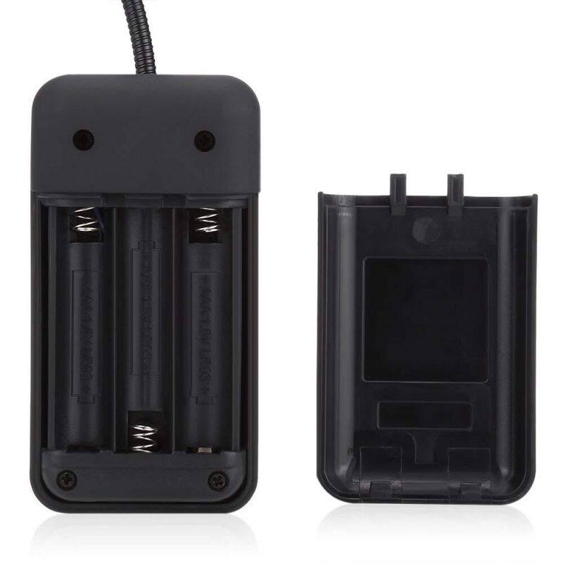 3 Brightness Double Arm Rechargeable AAA Battery charing gooseneck table lamp Easy Clip-on Reading Perfect for Bookworms & Kids