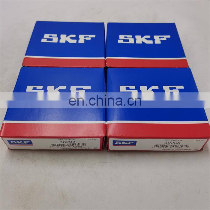 SKF original brand 30208 Size:40*80*19.75mm Tapered roller bearing 30208