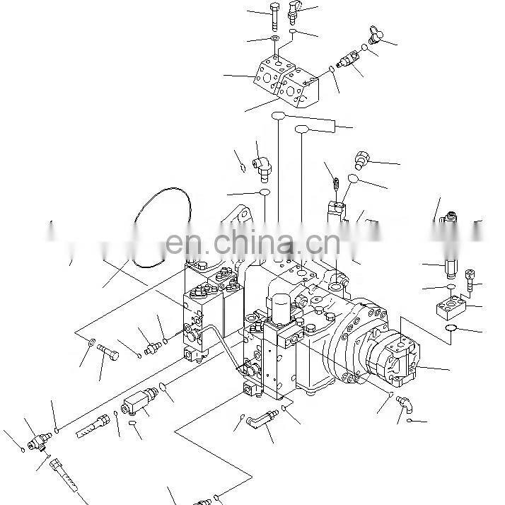 708-1L-00800 PC1250-8R PC1250SP-8 Main Pump PC1250-8 PC1250LC-8 Hydraulic Pump 708-2H-00440