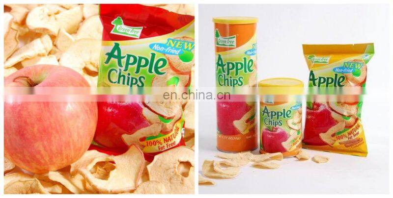 Crispy apple slice making machine / apple crisps production line