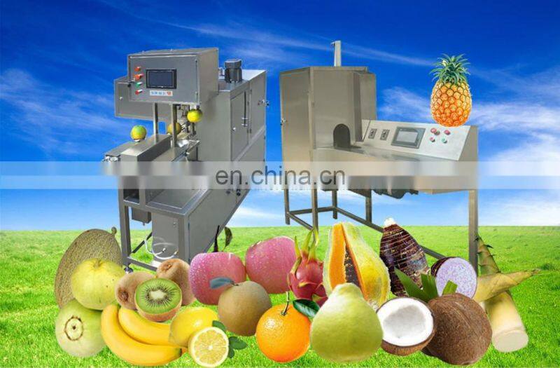 Industrial full automatic coconut peeling machine/pineapple peeler
