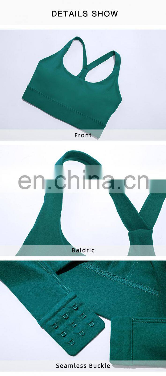 Tiktok Y Shaped Back Sports Bra Plus Size Adjustable Gym Fitness Yoga Top