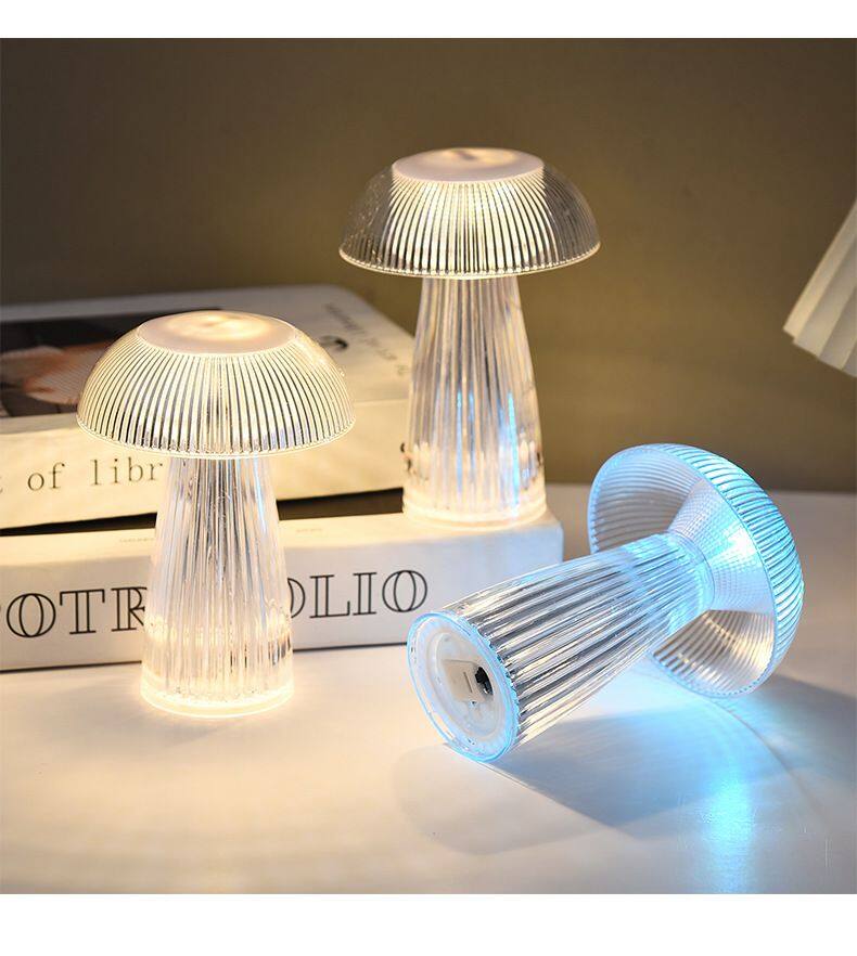 Jellyfish Light Creative Mushroom Light Decorative Ambiance Light Bedside Nightlight