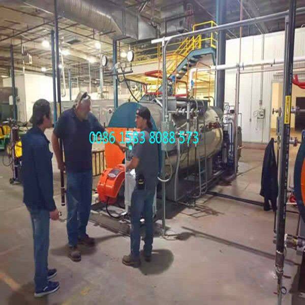 Free install!! Skid-mounted steam boiler was sent to America