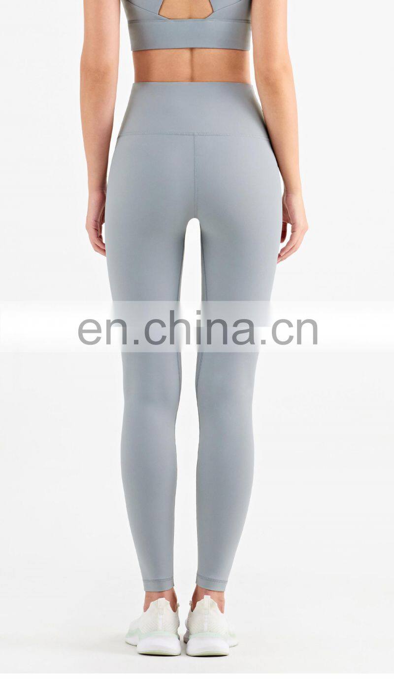 Super High Waist Sports Yoga Legging 28 Inch Belly Control Workout Gym Pant Women