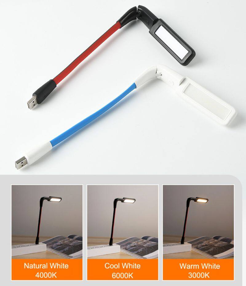 Hands moving sensor Dimmable Touch Switch and Flexible Goose neck USB reading light