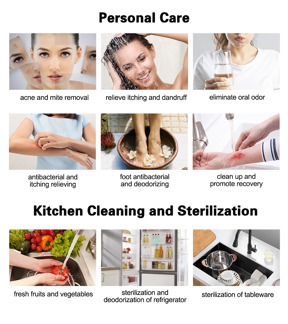 适用范围:个人护理和厨房