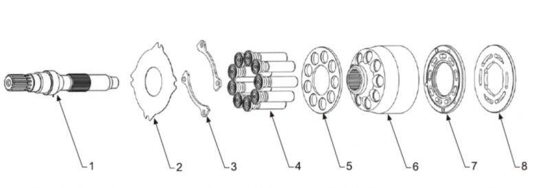 P2-145 Parker Hydraulic Piston Pump Parts