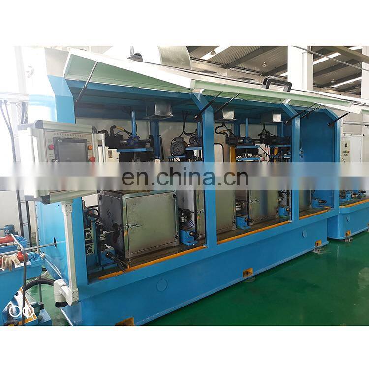 Long service life stainless steel pipe making machinery erw ss tube welding mill line