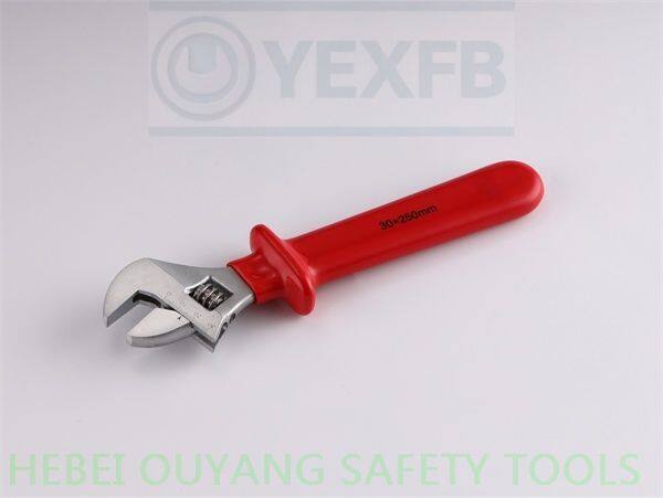 OY67402A Dipped Insulated Adjustable Wrench