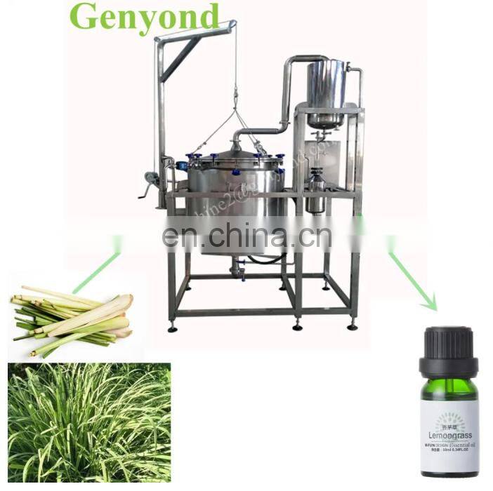 Factory Genyond Mint Essential Oil Distiller Distillation Equipment Extractor Extracting Machine