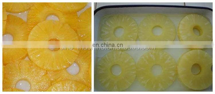 fully automatic pineapple peeling equipment slicing machine