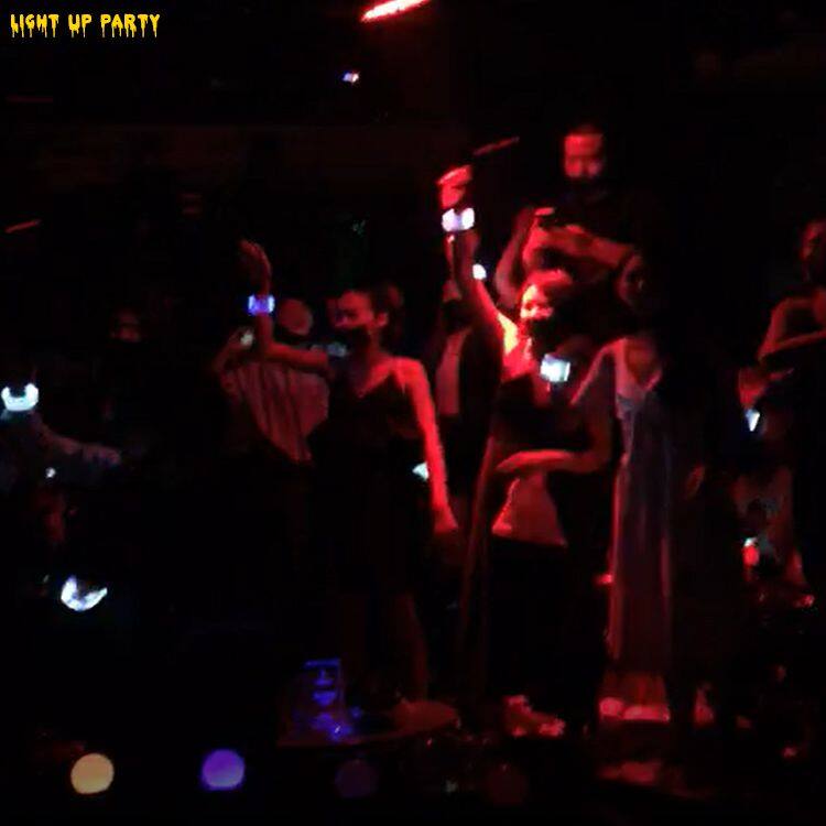 Party Supplies Christmas Radio Controller RGB LED Bracelets DMX Control LED Wristband