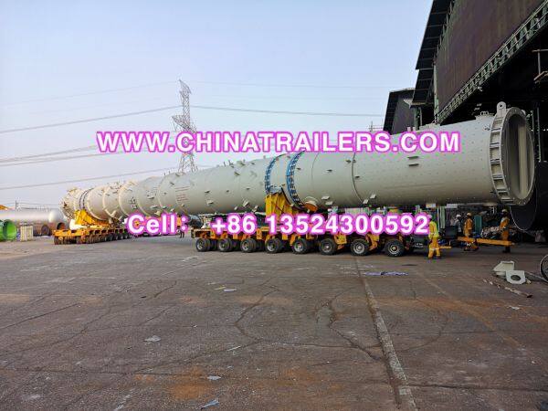 Hydraulic modular trailer well done in Thailand