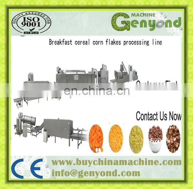 Automatic Industrial Breakfast Cereal Corn Flakes Making Machinery