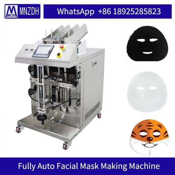 automatic liquid filling facial mask folding machine