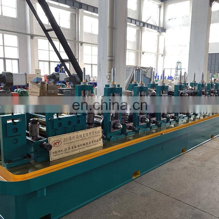 automatic galvanized carbon steel pipe production line making machinery erw tube mill line