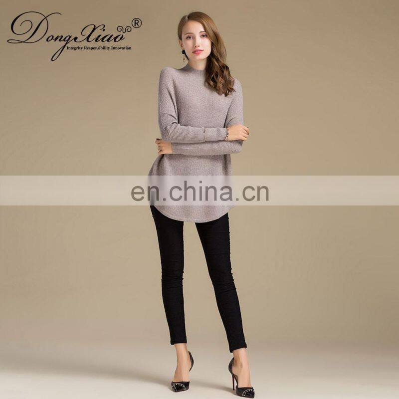 Customized Inner Mongolian 100% Pure Cashmere Latest Fashion Jumpers Women Winter Pullover Sweater For Woman
